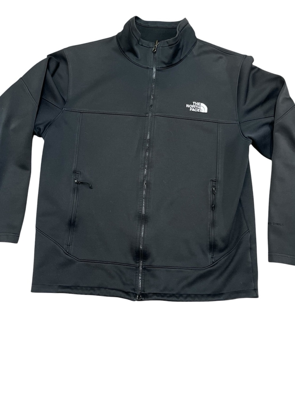 The North Face Canyonwall Jacket Mens Large Black Softshell Full Zip Lined